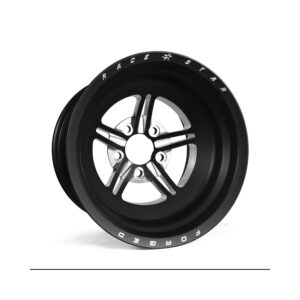 RACE STAR 63 Pro Forged Machined Sportsman Black Alloy Wheel NBL 15x10 5x4.50BC 3.00BS