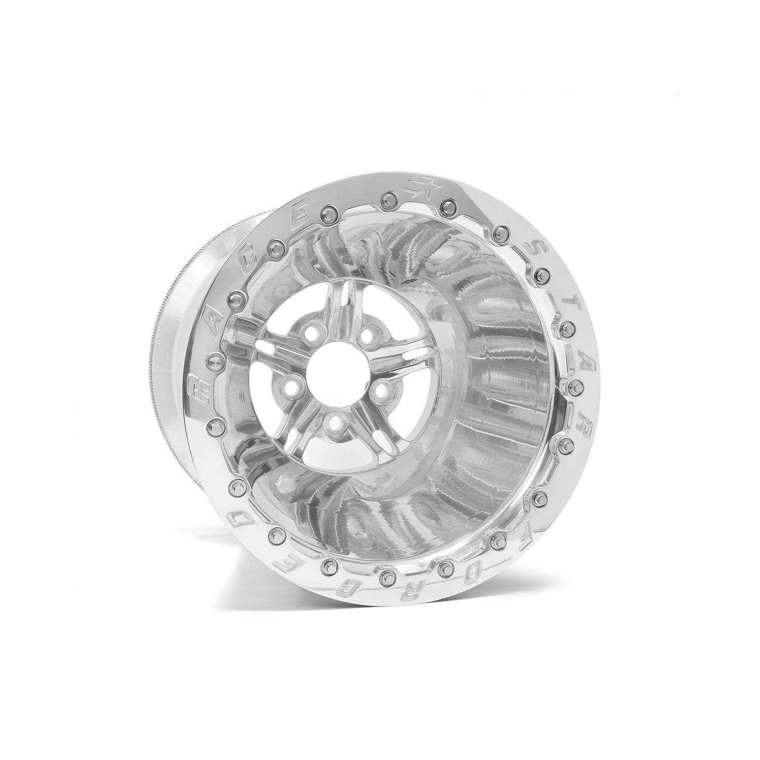 RACE STAR 63 Pro Forged Sportsman Polished Alloy Wheel DBL 15x10 5x4.50BC 6.25BS