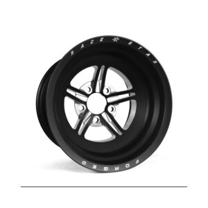 RACE STAR 63 Pro Forged Machined Sportsman Black Alloy Wheel NBL 15x10 5x4.75BC 2.00BS
