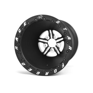 RACE STAR 63 Pro Forged Machined Sportsman Black Alloy Wheel DBL 15x10 5x5.00BC 2.00BS