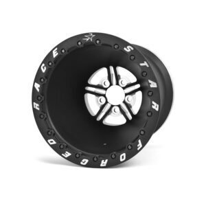 RACE STAR 63 Pro Forged Machined Sportsman Black Alloy Wheel DBL 15x14 5x5.00BC 4.00BS