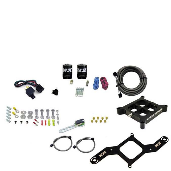NITROUS EXPRESS 4500 Covert Crossbar Plate System, Pro Power 100-500Hp (No Bottle)