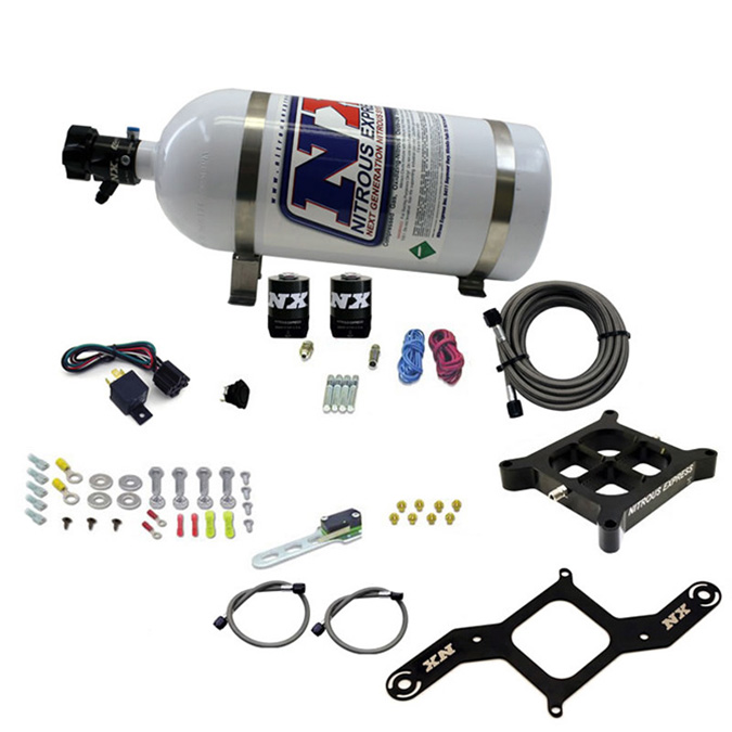 NITROUS EXPRESS 4500 Covert Crossbar Plate System, Pro Power 100-500Hp (10# Bottle)