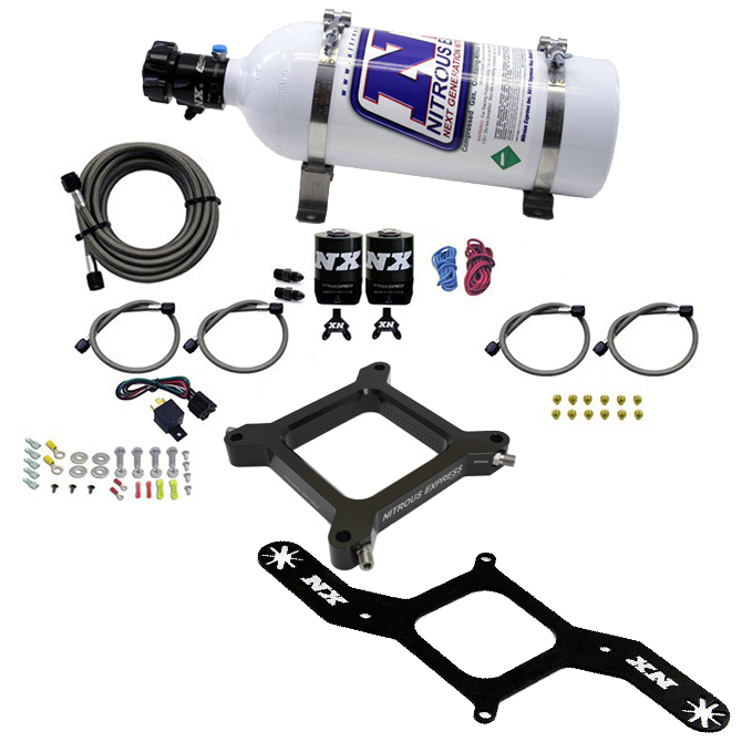 NITROUS EXPRESS 4150 Assassin Plate, Stage 6 (50-300HP) 5lb Bottle