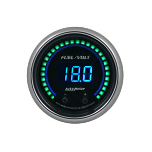 AUTOMETER Gauge, Fuel/Volt, 2 1/16" Two Channel, Selectable, Cobalt Elite Digital