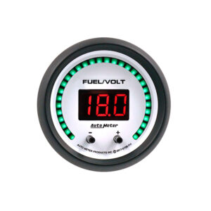 AUTOMETER Gauge, Fuel/Volt, 2 1/16" Two Channel, Selectable, Phantom Elite Digital
