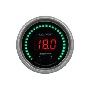 AUTOMETER Gauge, Fuel/Volt, 2 1/16" Two Channel, Selectable, Sport-Comp Elite Digital