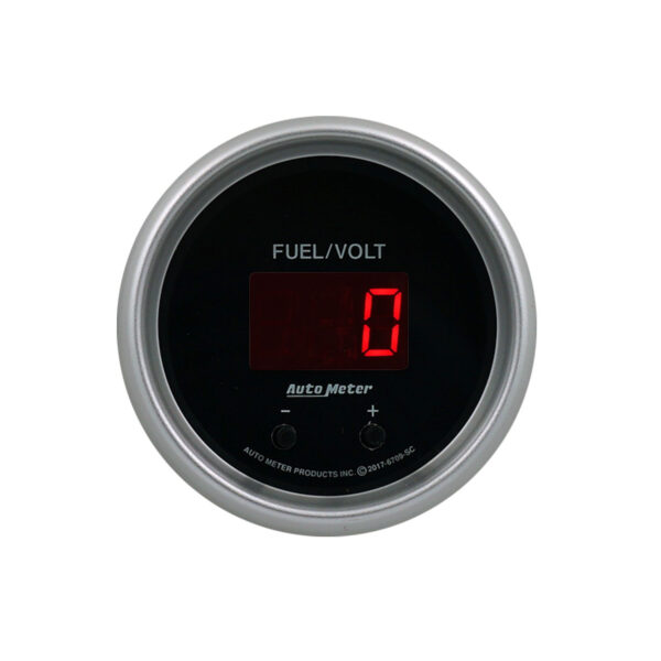 AUTOMETER Gauge, Fuel/Volt, 2 1/16" Two Channel, Selectable, Sport-Comp Elite Digital - Image 2