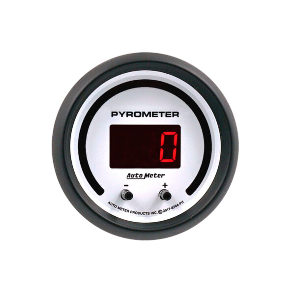 AUTOMETER Gauge, Pyrometer, 2 1/16", Two Channel, Selectable, Phantom Elite Digital - Image 2