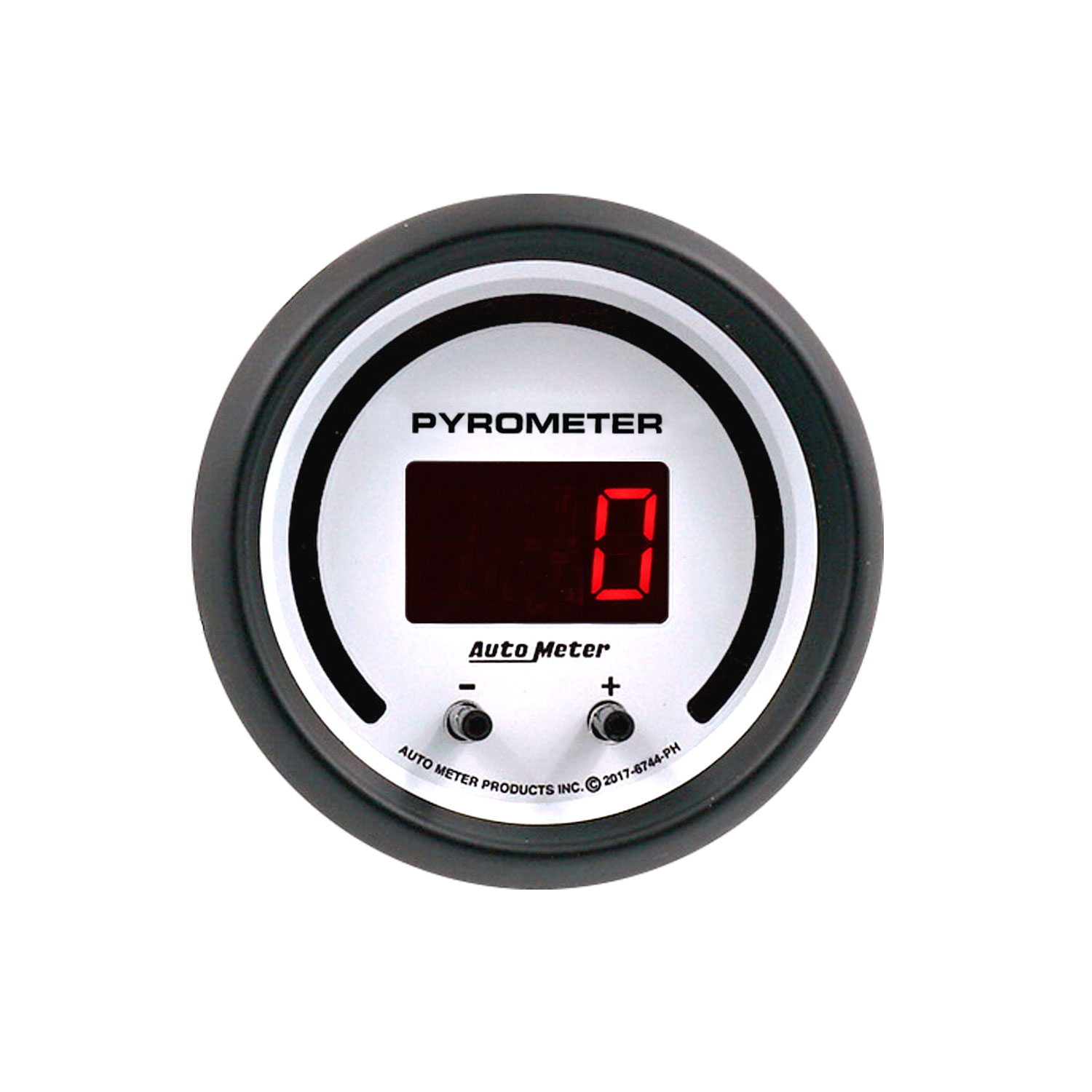 AUTOMETER Gauge, Pyrometer, 2 1/16", Two Channel, Selectable, Phantom Elite Digital - Image 2