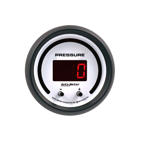 AUTOMETER Pressure Gauge 2 1/16", Two Channel, Selectable, Phantom Elite Digital - Image 2