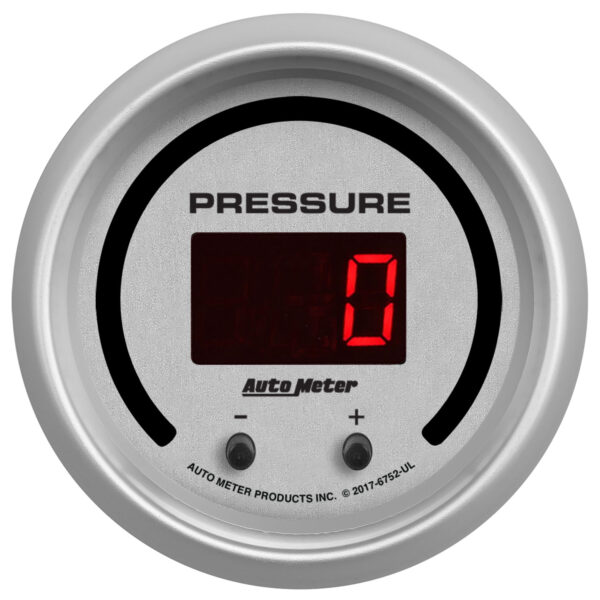 AUTOMETER Pressure Gauge 2 1/16", Two Channel, Selectable, Ultra-Lite Elite Digital - Image 2