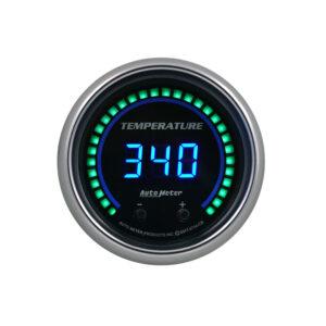 AUTOMETER Fluid Temperature Gauge 2 1/16" °C + °F, 2 Channel, Cobalt Elite Digital