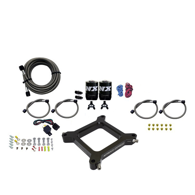 NITROUS EXPRESS 4150 Assassin Plate System, Pro Power Alcohol, 100-500hp (No Bottle)