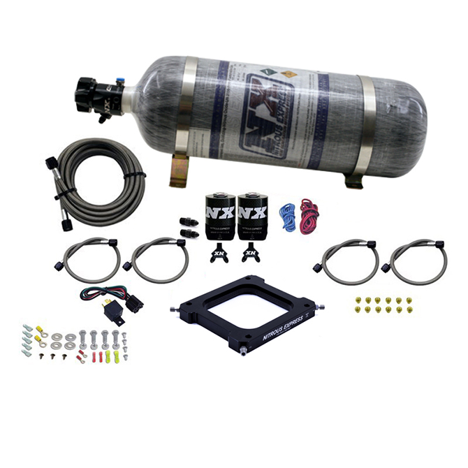 NITROUS EXPRESS 4500 Assassin Plate System, Pro Power Alcohol, 100-500hp (12# Bottle)
