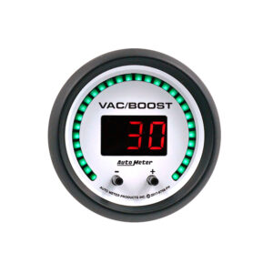 AUTOMETER Vacuum/Boost Gauge 2 1/16", Two Channel, Selectable, Phantom Elite Digital