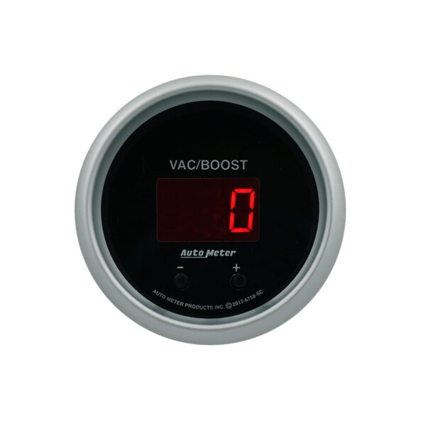 AUTOMETER Vacuum/Boost Gauge 2 1/16", Two Channel, Selectable, Sport-Comp Elite Digital - Image 2