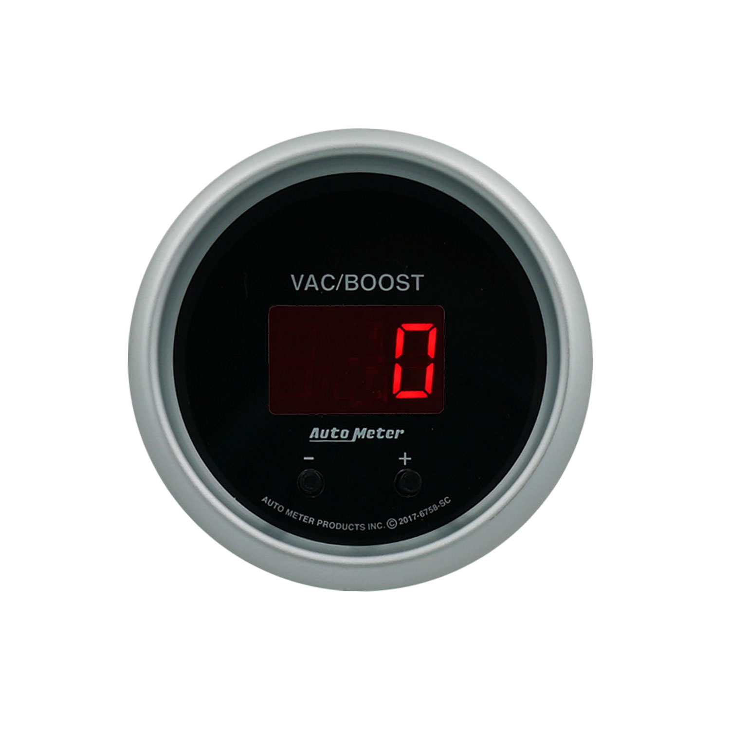 AUTOMETER Vacuum/Boost Gauge 2 1/16", Two Channel, Selectable, Sport-Comp Elite Digital - Image 2
