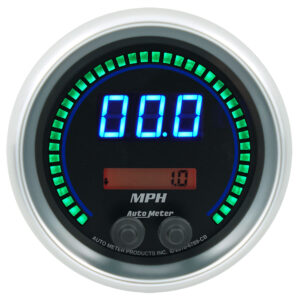 AUTOMETER Speedometer Gauge 3 3/8", 260MPH / 260KMH Elec Program, Cobalt Elite Digital