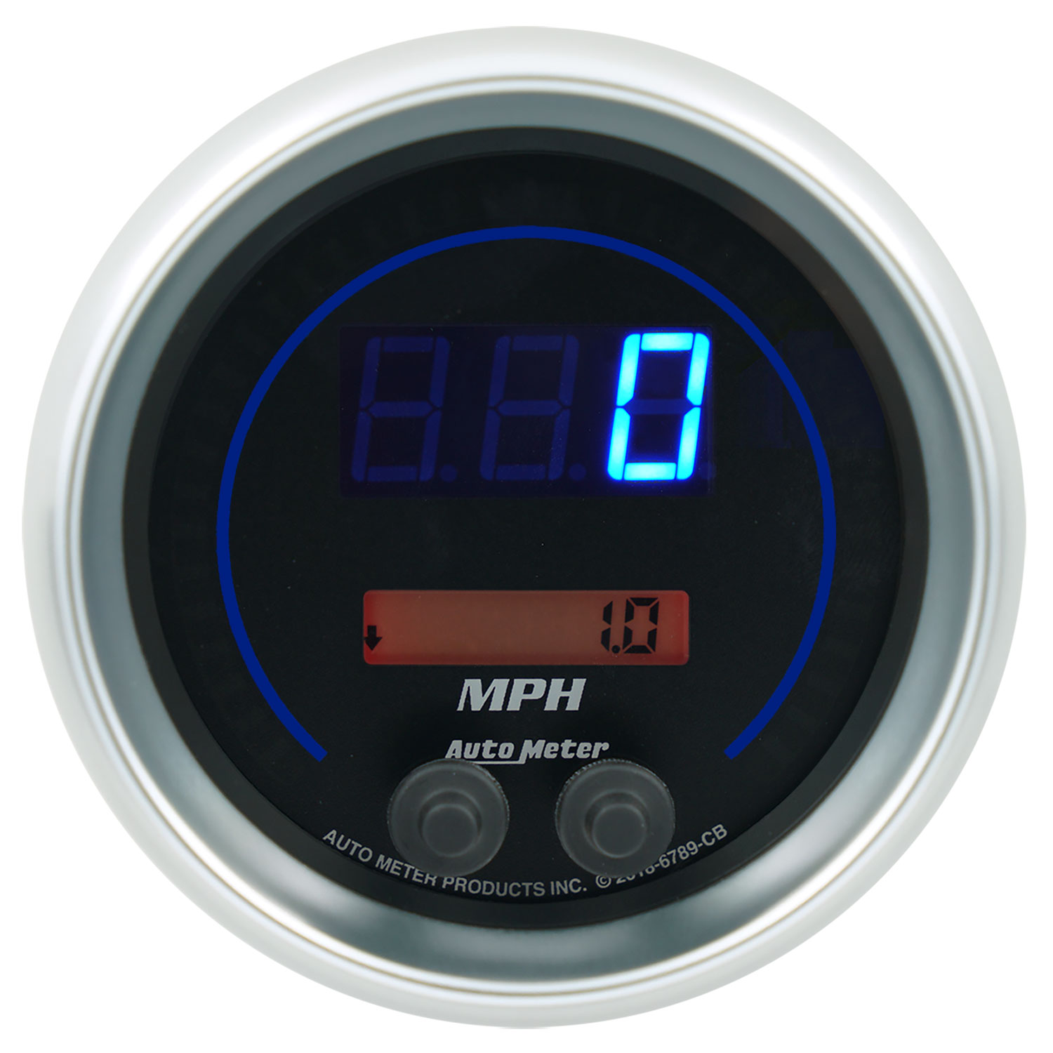 AUTOMETER Speedometer Gauge 3 3/8", 260MPH / 260KMH Elec Program, Cobalt Elite Digital - Image 2