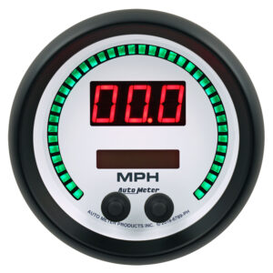 AUTOMETER Speedometer Gauge 3 3/8", 260MPH / 260KMH Elec Program, Phantom Elite Digital