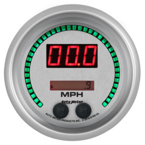 AUTOMETER Speedometer Gauge 3 3/8", 260MPH / 260KMH Elec Program, Ultra-Lite Elite Digital