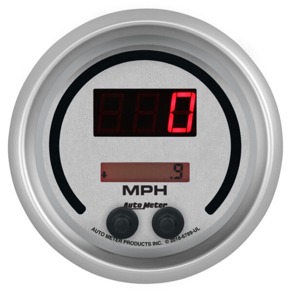 AUTOMETER Speedometer Gauge 3 3/8", 260MPH / 260KMH Elec Program, Ultra-Lite Elite Digital - Image 2