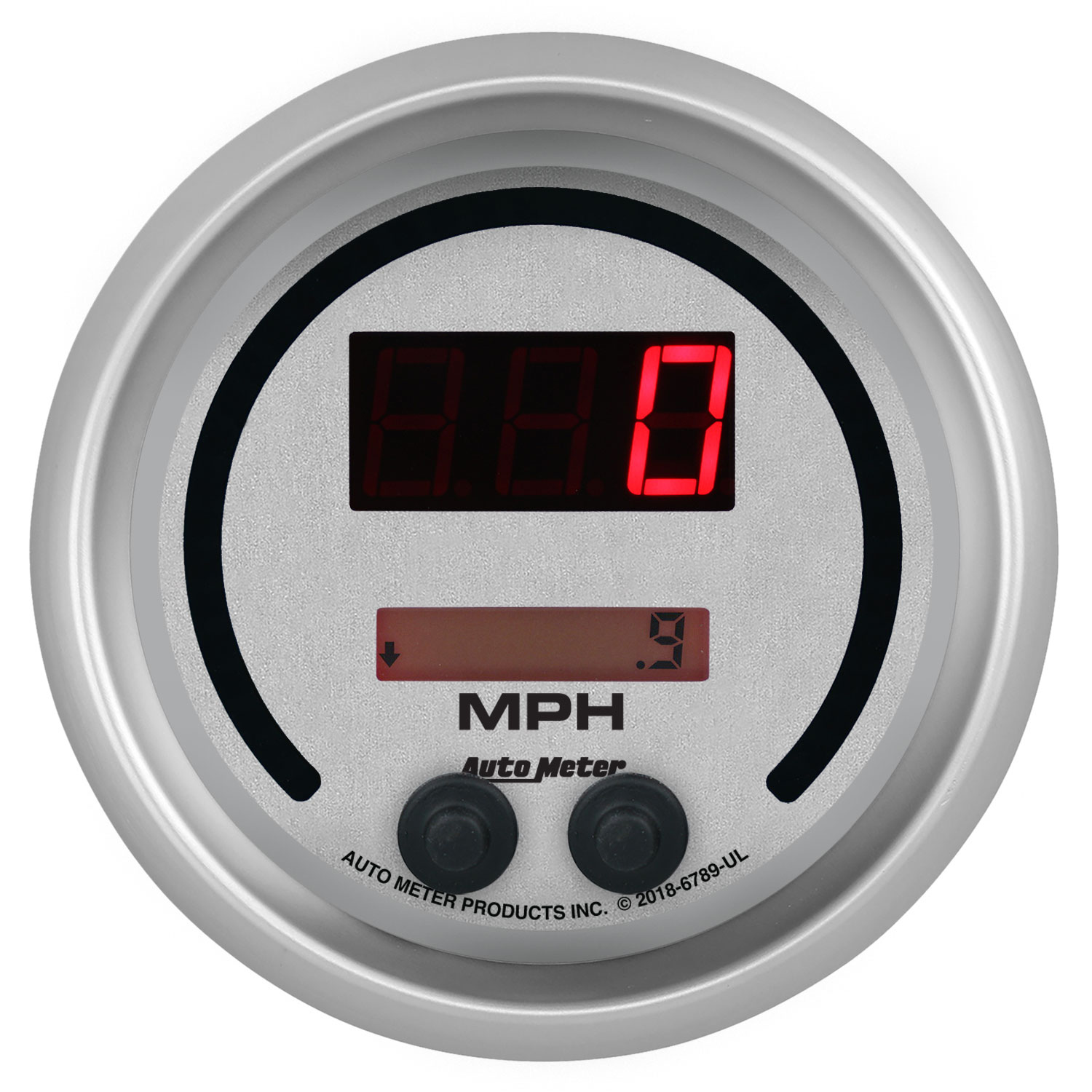 AUTOMETER Speedometer Gauge 3 3/8", 260MPH / 260KMH Elec Program, Ultra-Lite Elite Digital - Image 2