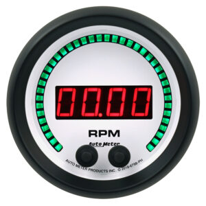 AUTOMETER Tachometer Gauge 3 3/8", 16K RPM, In-Dash, Phantom Elite Digital
