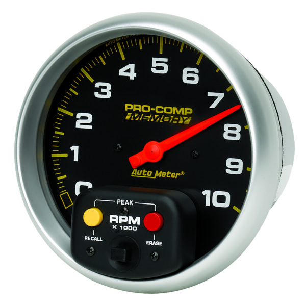 AUTOMETER Tachometer Gauge 5", 10K RPM, In-Dash W/Peak Memory, Pro-Comp - Image 2