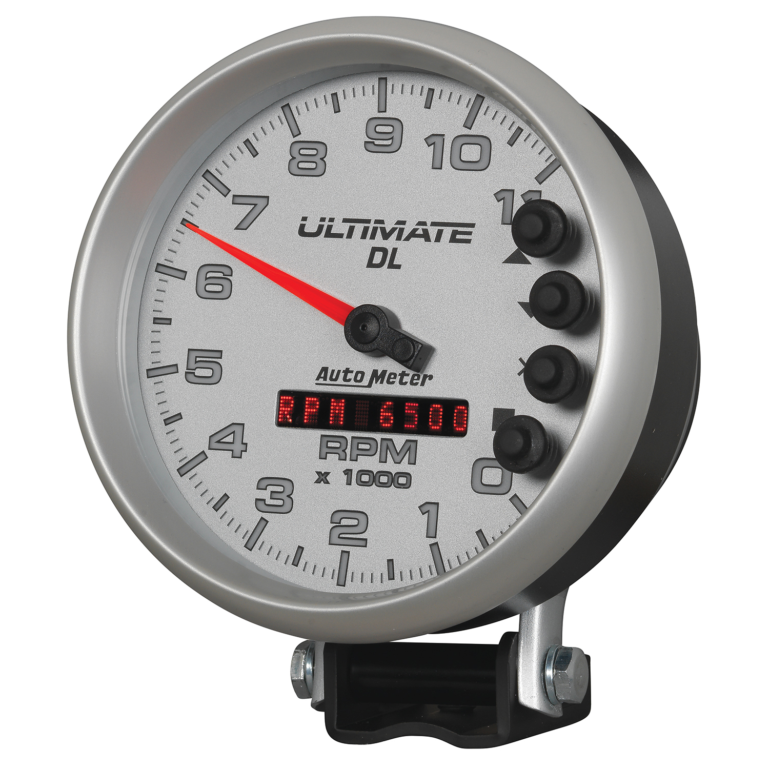 AUTOMETER Tachometer Gauge 5", 11K RPM, Pedestal, Datalogging, Ultimate Dl Playback, Silver - Image 2