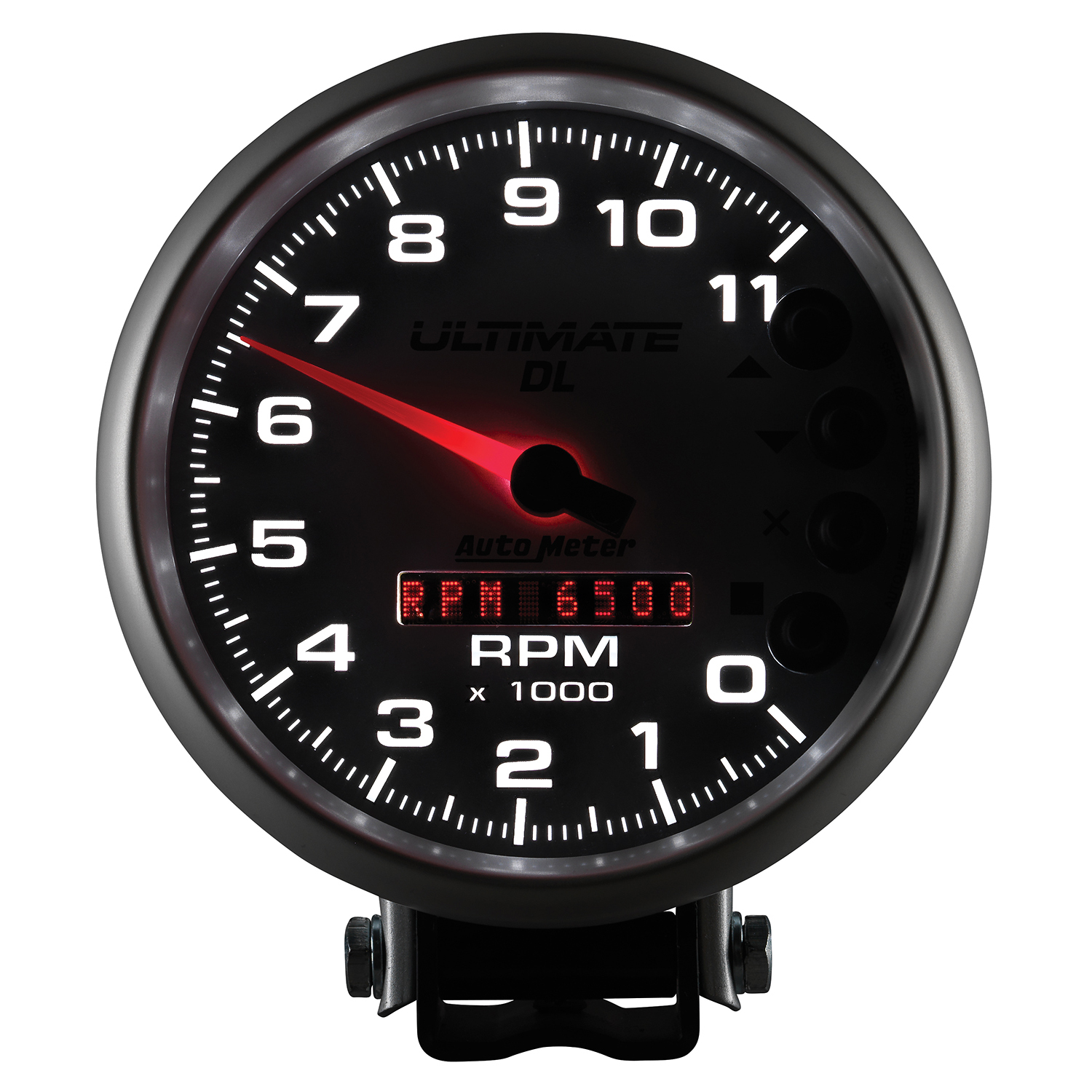 AUTOMETER Tachometer Gauge 5", 11K RPM, Pedestal, Datalogging, Ultimate Dl Playback, Silver - Image 4