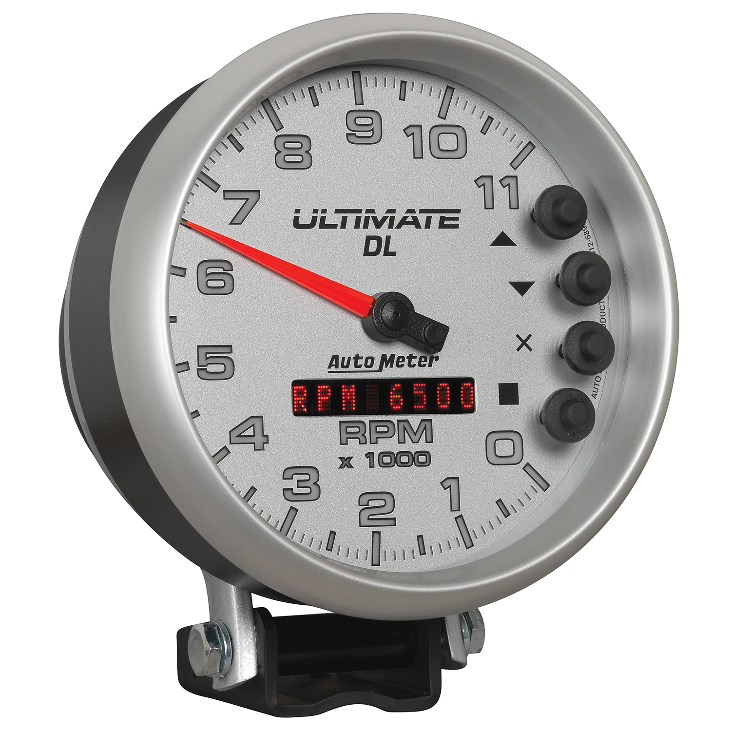 AUTOMETER Tachometer Gauge 5", 11K RPM, Pedestal, Datalogging, Ultimate Dl Playback, Silver - Image 5