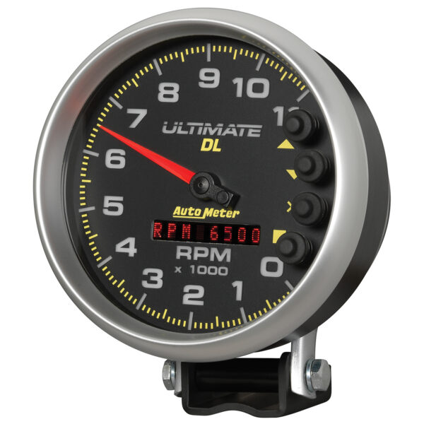 AUTOMETER Tachometer Gauge 5", 11K RPM, Pedestal, Datalogging, Ultimate Dl Playback, Black - Image 2