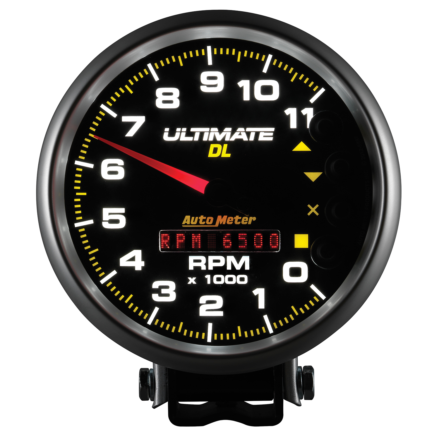 AUTOMETER Tachometer Gauge 5", 11K RPM, Pedestal, Datalogging, Ultimate Dl Playback, Black - Image 4