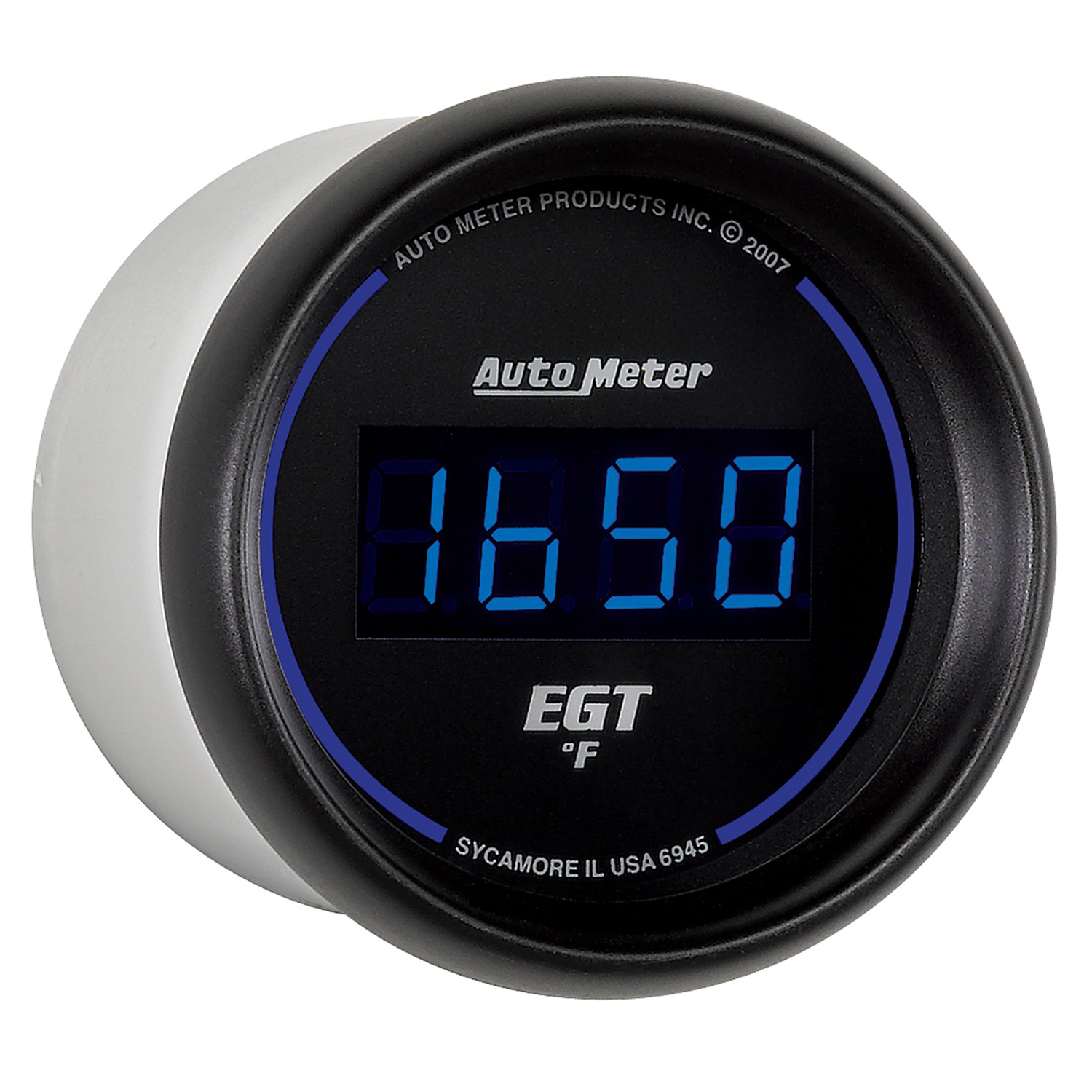AUTOMETER EGT Pyrometer Gauge 2 1/16", 1600°f, Digital, Black Dial W/ Blue LED - Image 3