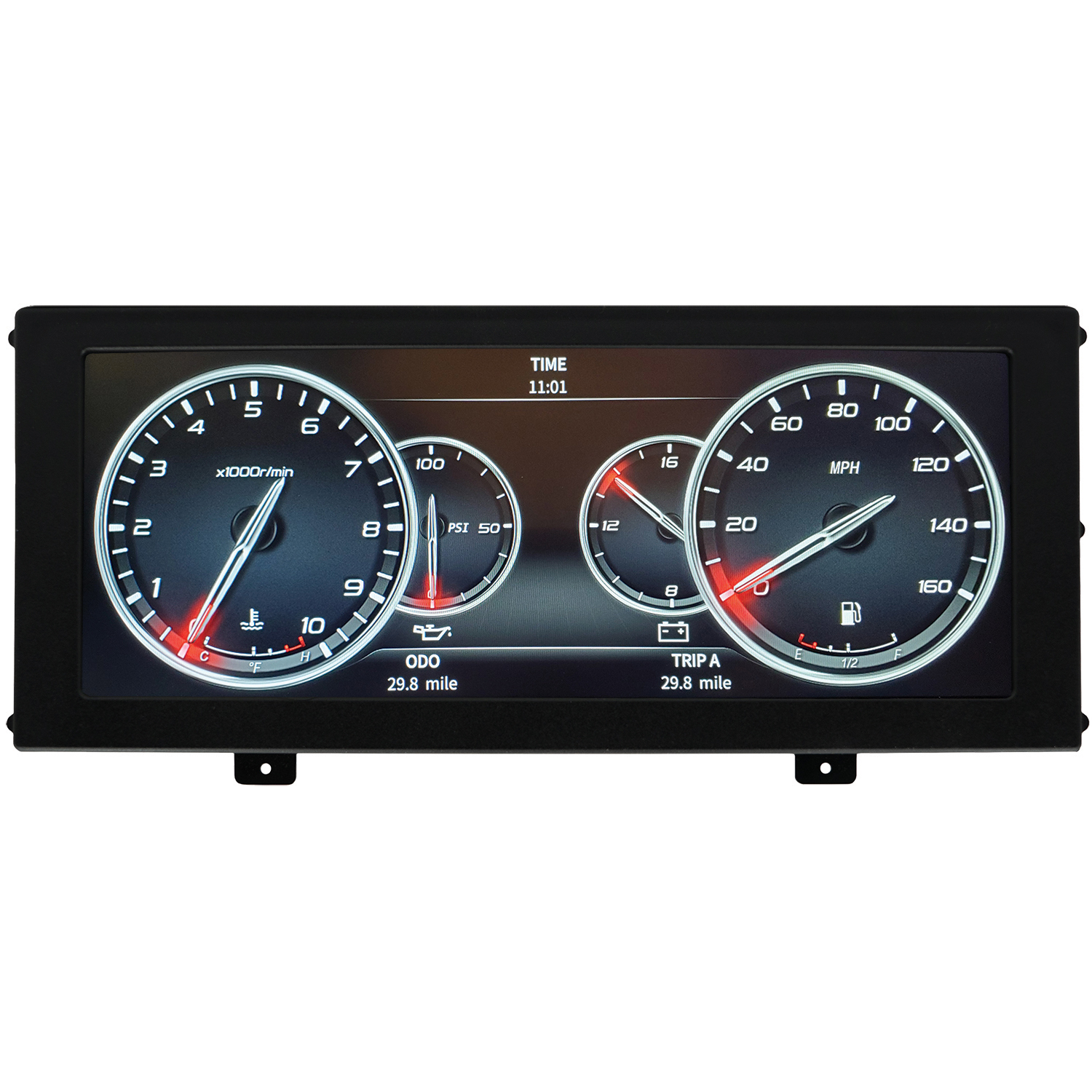 AUTOMETER InVision LCD Universal Mount Digital Instrument Dash Panel - Image 6