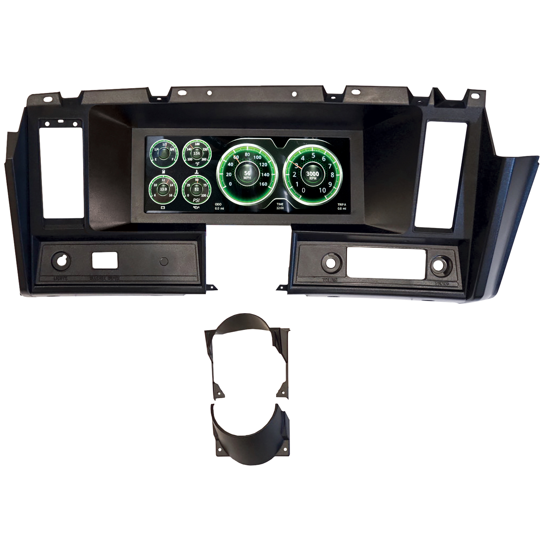 AUTOMETER Digital Instrument Display, 69 Camaro, Color LCD