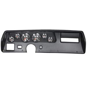 AUTOMETER Direct Fit Dash Kit, Chevelless/Elcamino/Monte 70-72, RPM/MPH/Fuel/Oilp/Wtmp/Bat, Am