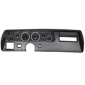 AUTOMETER Direct Fit Dash Kit, Chevelless/Elcamino/Monte 70-72, RPM/MPH/Fuel/Oilp/Wtmp/Bat, Cblt