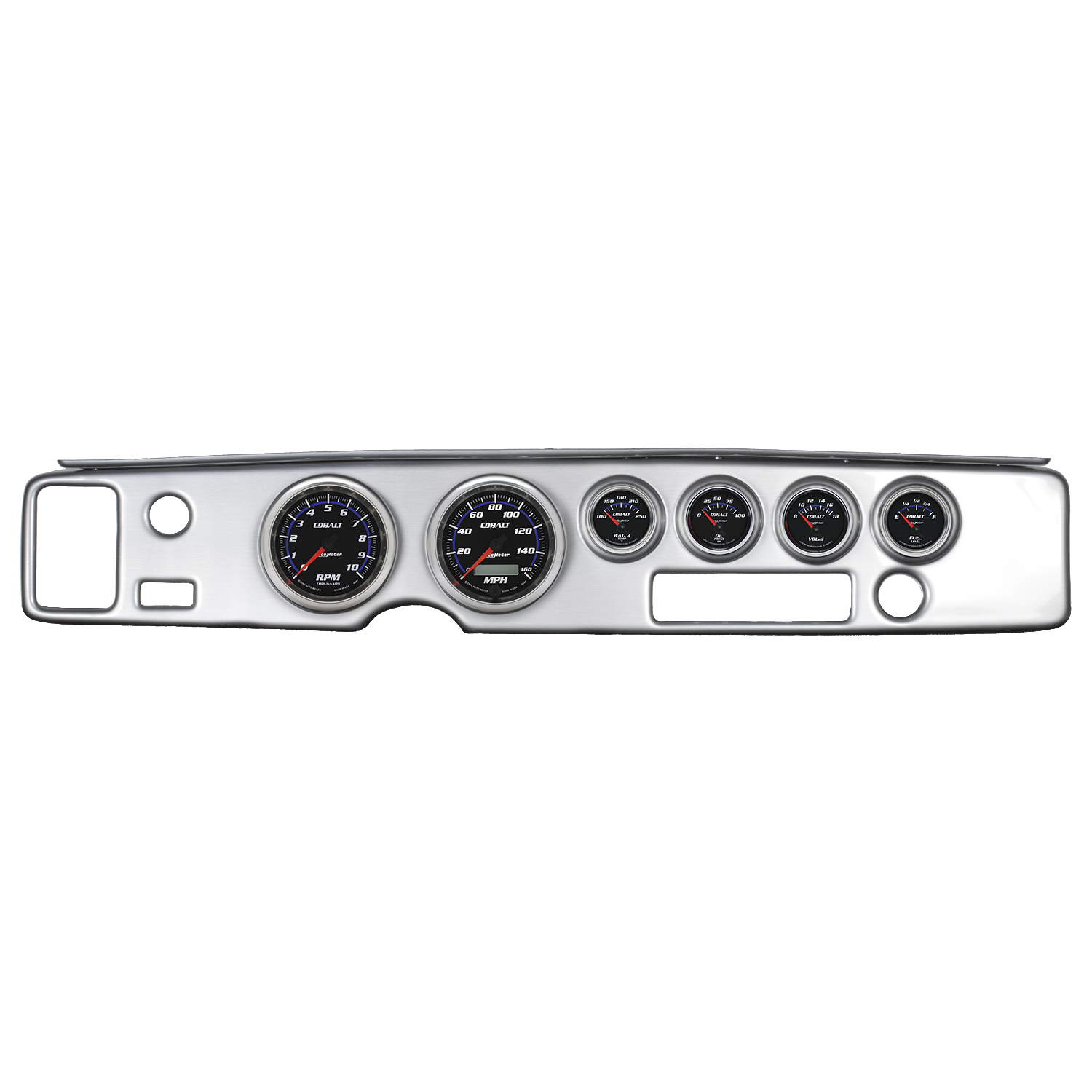 AUTOMETER Direct Fit Dash Kit, Firebird 70-81, Tach/MPH/Fuel/Oilp/Wtmp/Volt, Cobalt