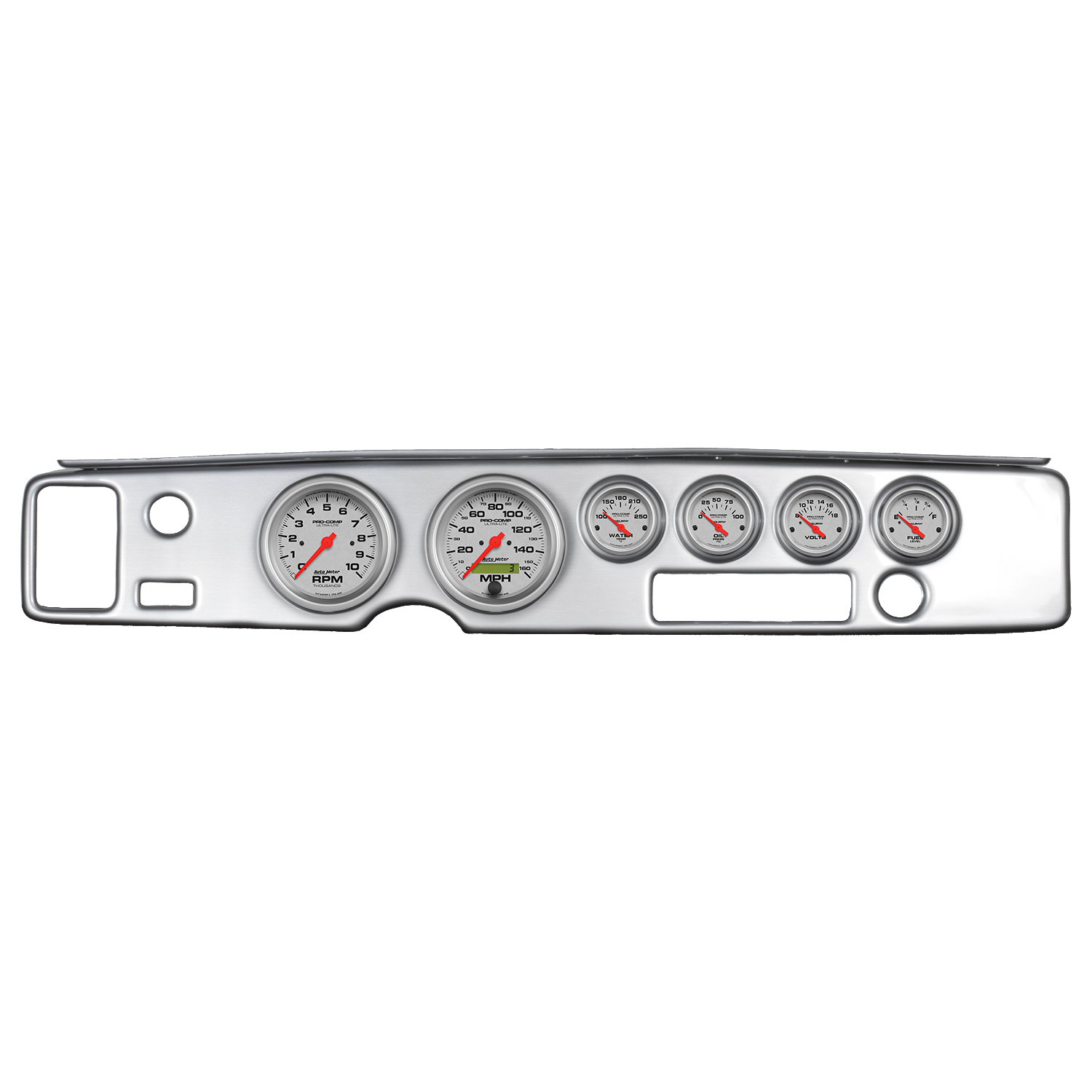 AUTOMETER Direct Fit Dash Kit, Firebird 70-81, Tach/MPH/Fuel/Oilp/Wtmp/Volt, Ultra-Lite