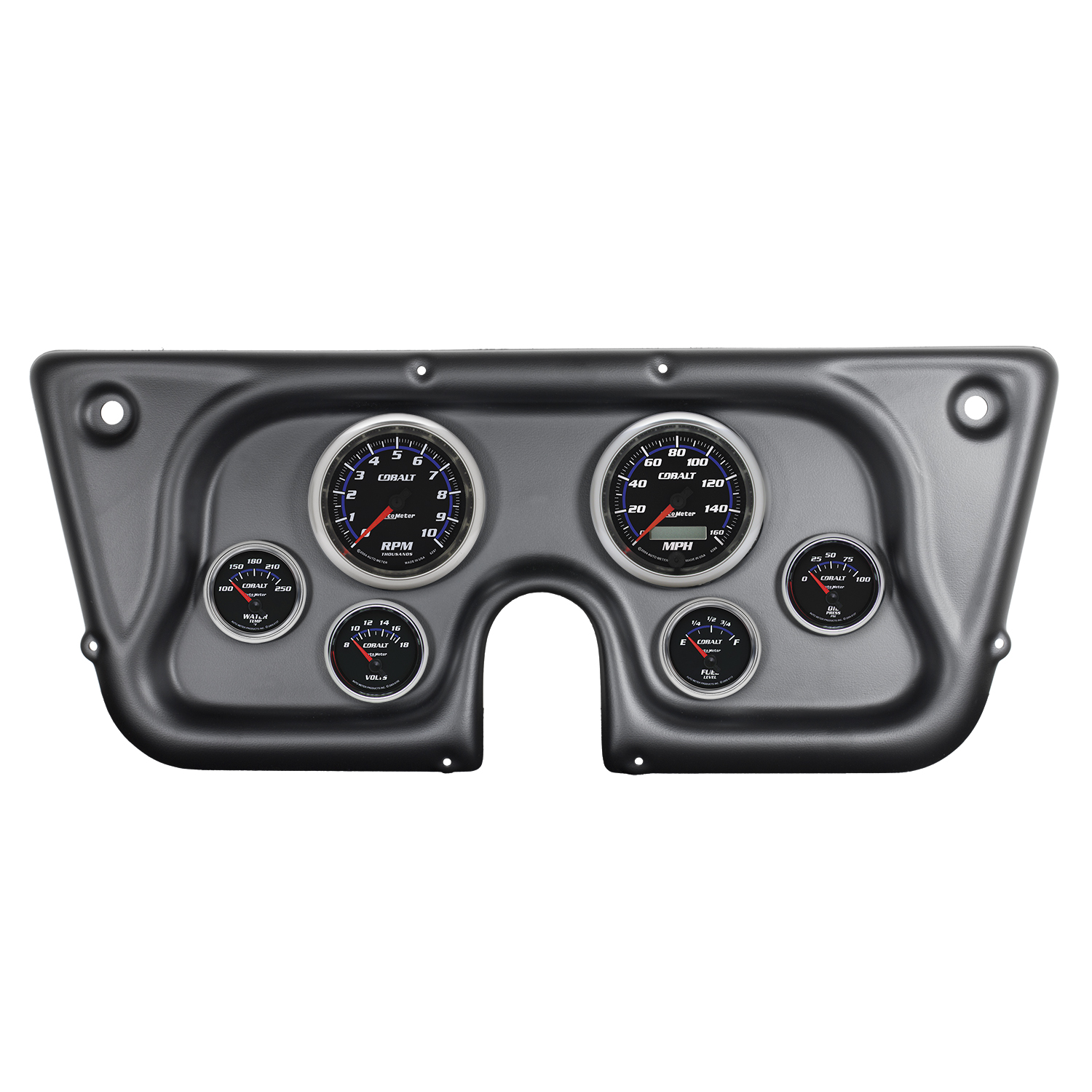 AUTOMETER Direct Fit Dash Kit, Chev Trk C/K/K5/Subrbn 67-72, RPM/MPH/Fuel/Oilp/Wtmp/Bat, Cblt