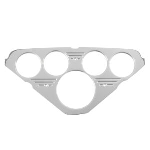 AUTOMETER Dash Panel, Chevy Truck 55-59, 1 X 3-1/8", 4 X 2-1/16", Billet