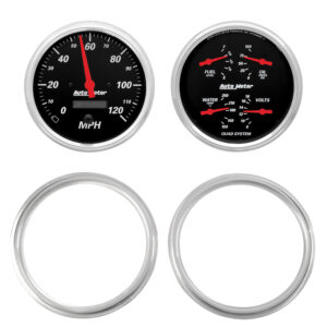 AUTOMETER Direct Fit Dash Kit, 2 PC, Chevy Truck 47-53, 2 X 5",  Designer Black