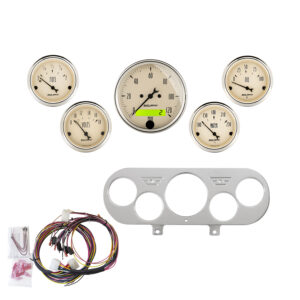 AUTOMETER Direct Fit Dash Kit, Nova 62-65, MPH/Fuel/Oilp/Wtmp/Bat, Ab