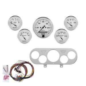 AUTOMETER Direct Fit Dash Kit, Nova 62-65, MPH/Fuel/Oilp/Wtmp/Bat, Otw
