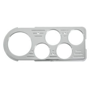AUTOMETER Dash Panel, Ford Truck 48-50, 1 X 3-1/8", 4 X 2-1/16", Billet