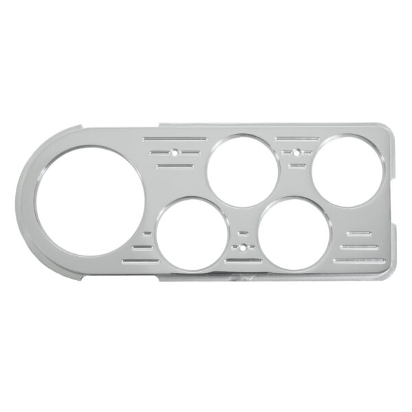 AUTOMETER Dash Panel, Ford Truck 48-50, 1 X 3-1/8", 4 X 2-1/16", Billet