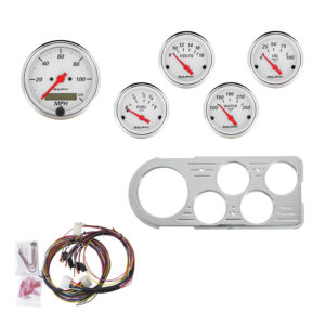 AUTOMETER Direct Fit Dash Kit, Ford Truck 48-50, MPH/Fuel/Oilp/Wtmp/Bat, Aw